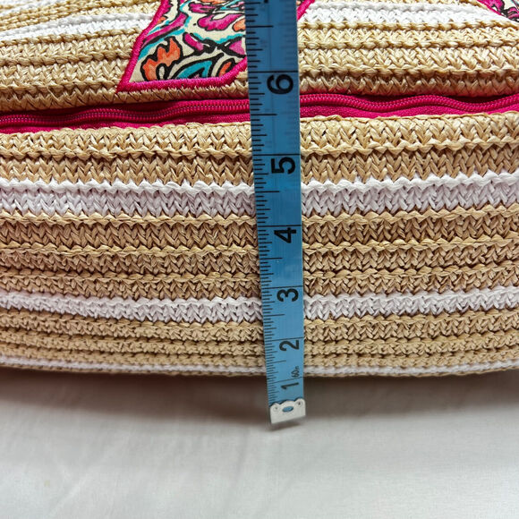 Vera Bradley Tan and Pink Starfish Beach Bag - Picture 10 of 11